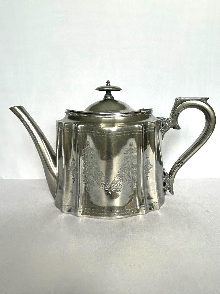 oude Walker & Hall Sheffield verzilverde theepot, Antiek en Kunst, Ophalen of Verzenden