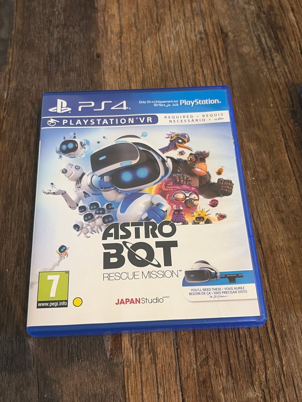 Astro Bot Rescue Mission VR spel voor PlayStation 4, Gebruikt, 1 speler, Virtual Reality, Vanaf 7 jaar
