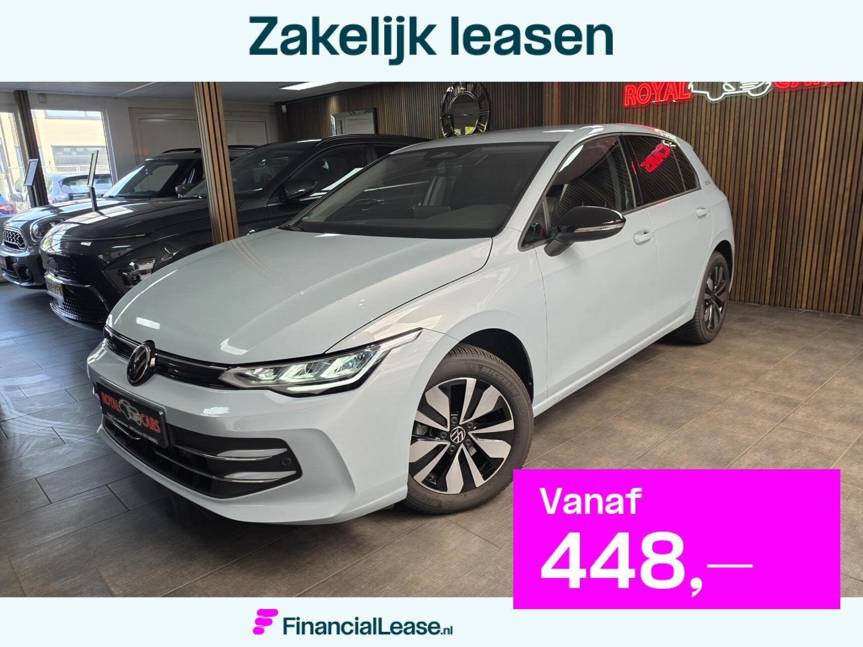 Volkswagen Golf 1.5 eTSI Goal / Sfeer/ ACC /Fabrieksgarantie, Blauw, 116 pk, Automatische klimaatregeling, Bedrijf