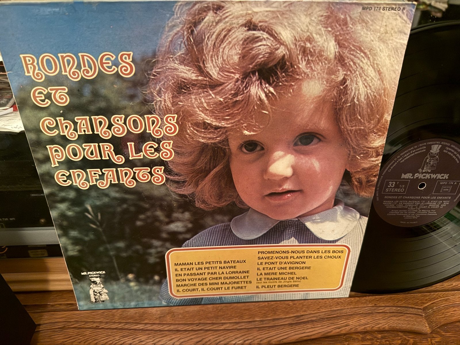 Rondes et Chansons pour les Enfants - Vintage LP, LP, Gebruikt, Originele persing, Ophalen of Verzenden