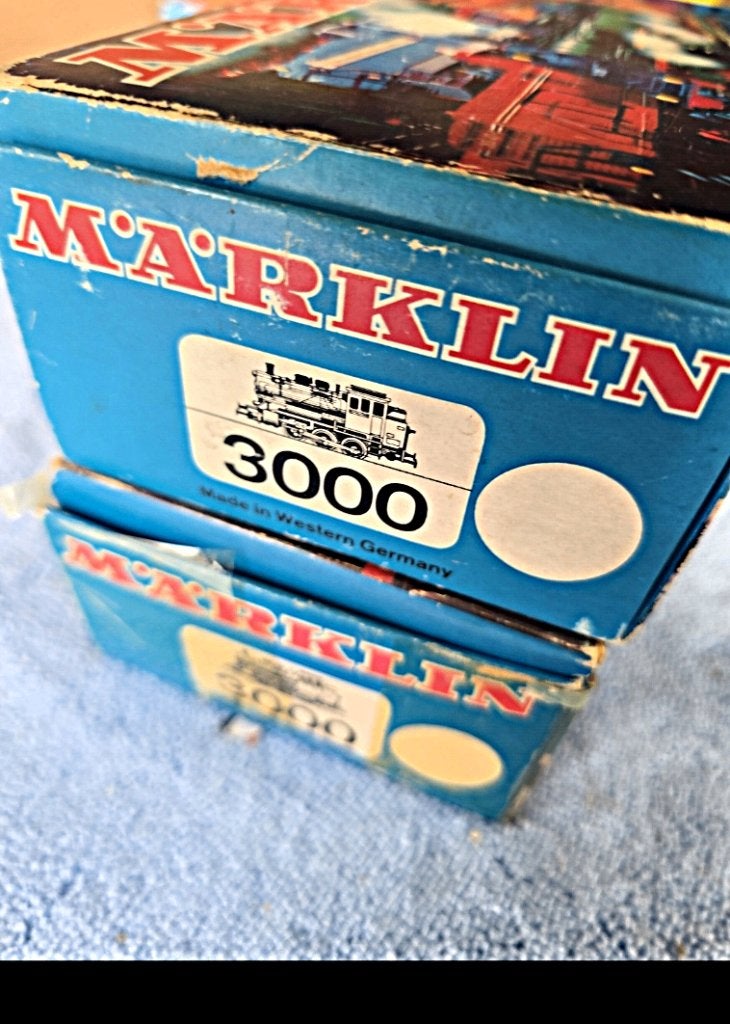 2 keer loc Marklin HO 3000 oud OVP met verlichting werkend, Hobby en Vrije tijd, Wisselstroom, Gebruikt, Locomotief, Ophalen of Verzenden