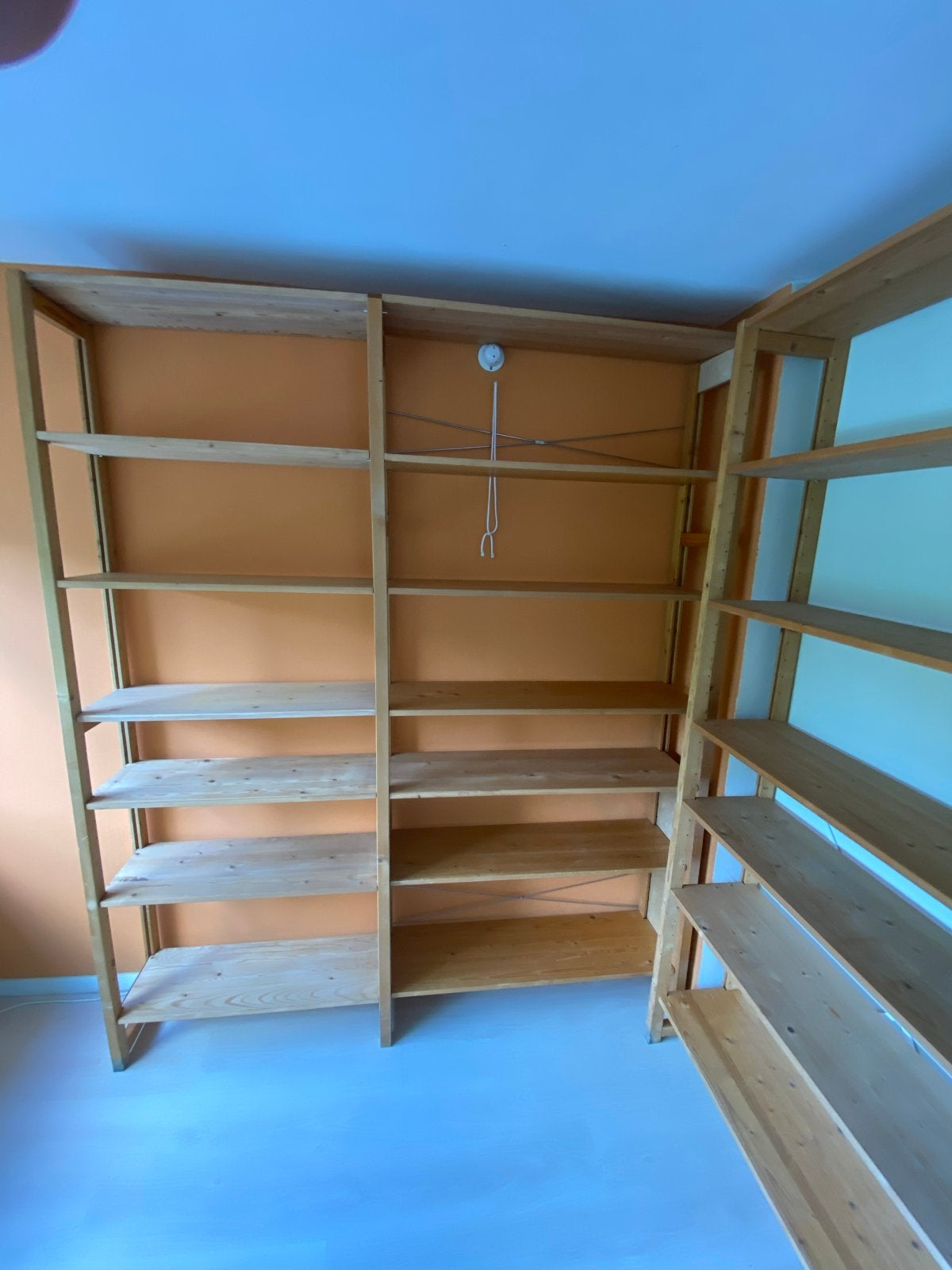 Twee originele Lundia kasten - grenenhout, Ophalen, Met plank(en), Gebruikt, 100 tot 150 cm