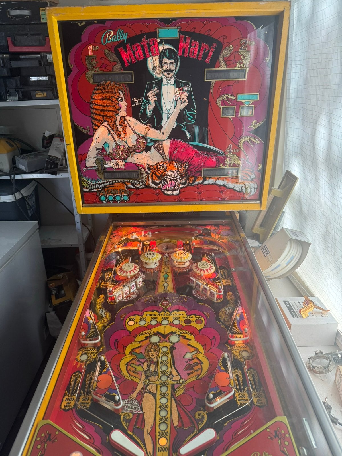 Gezocht Mata hari , Four milion bally, Ophalen
