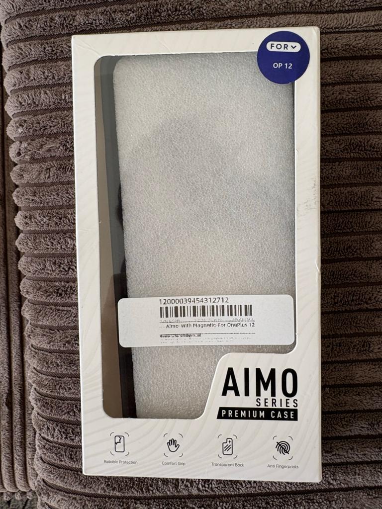 Aimo Premium Case voor OnePlus 12 - Zwart, Ophalen, Nieuw, Hoesje of Tasje