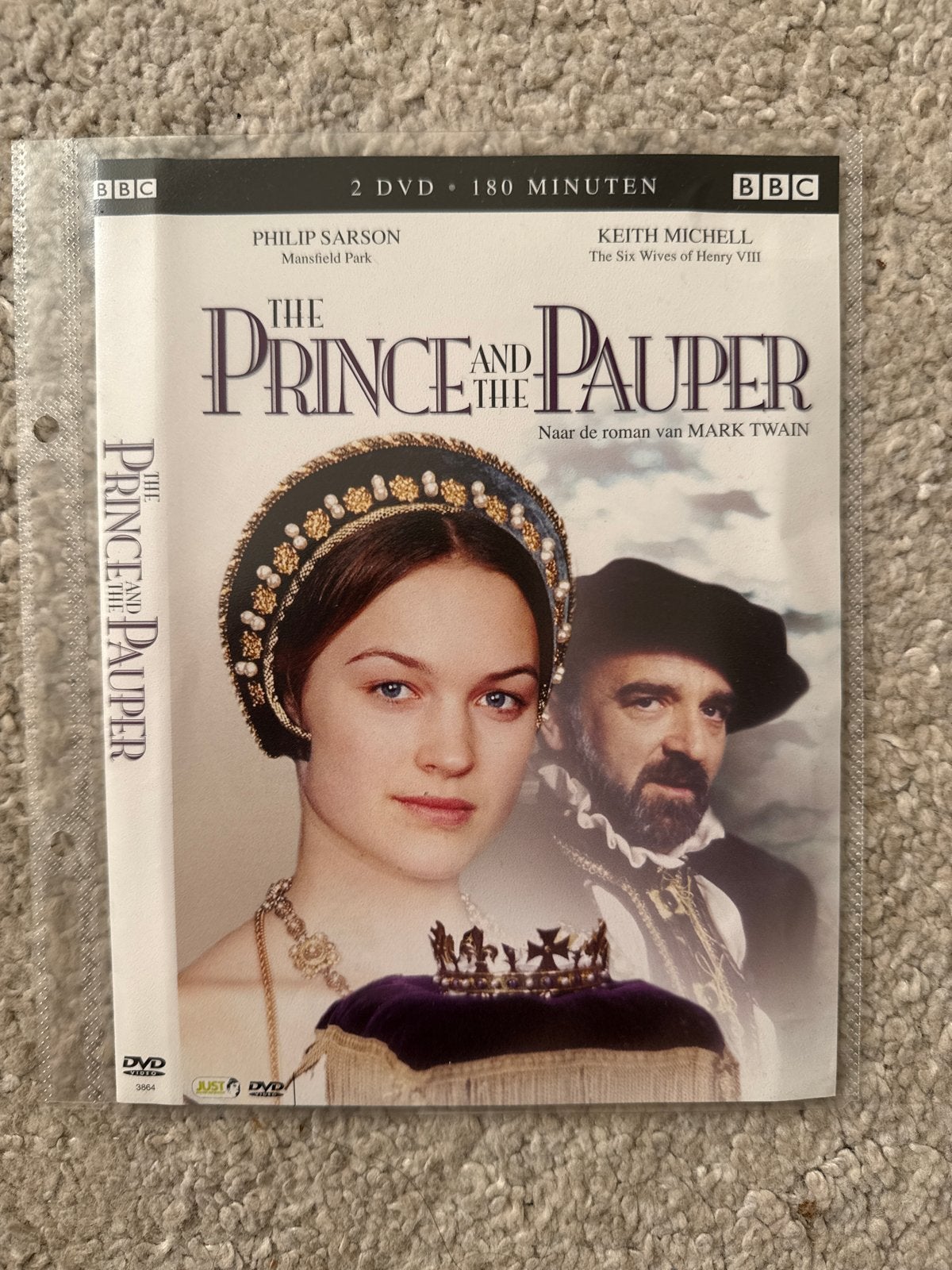 The Prince and the Pauper - BBC DVD (2 discs), Ophalen, Alle leeftijden, Nederlands, Inclusief doosje