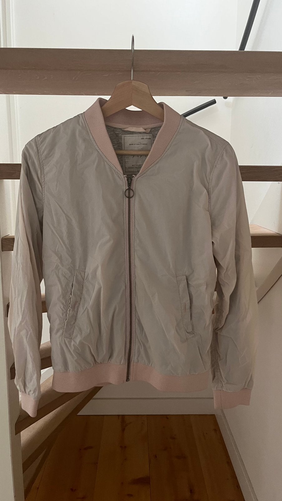 Yaya Bomberjack licht roze maat M 38, Kleding | Dames, Verzenden, Zo goed als nieuw, Maat 38/40 (M), Roze