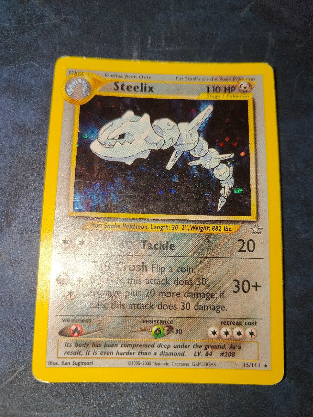 Steelix 15/111 Neo Genesis Pokémon kaart, Ophalen of Verzenden