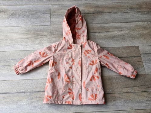 Roze oranje regenjas Maat 92 h, Kinderen en Baby's, Kinderkleding | Maat 92, Zeeman, Meisje, Onbekend, Ophalen of Verzenden