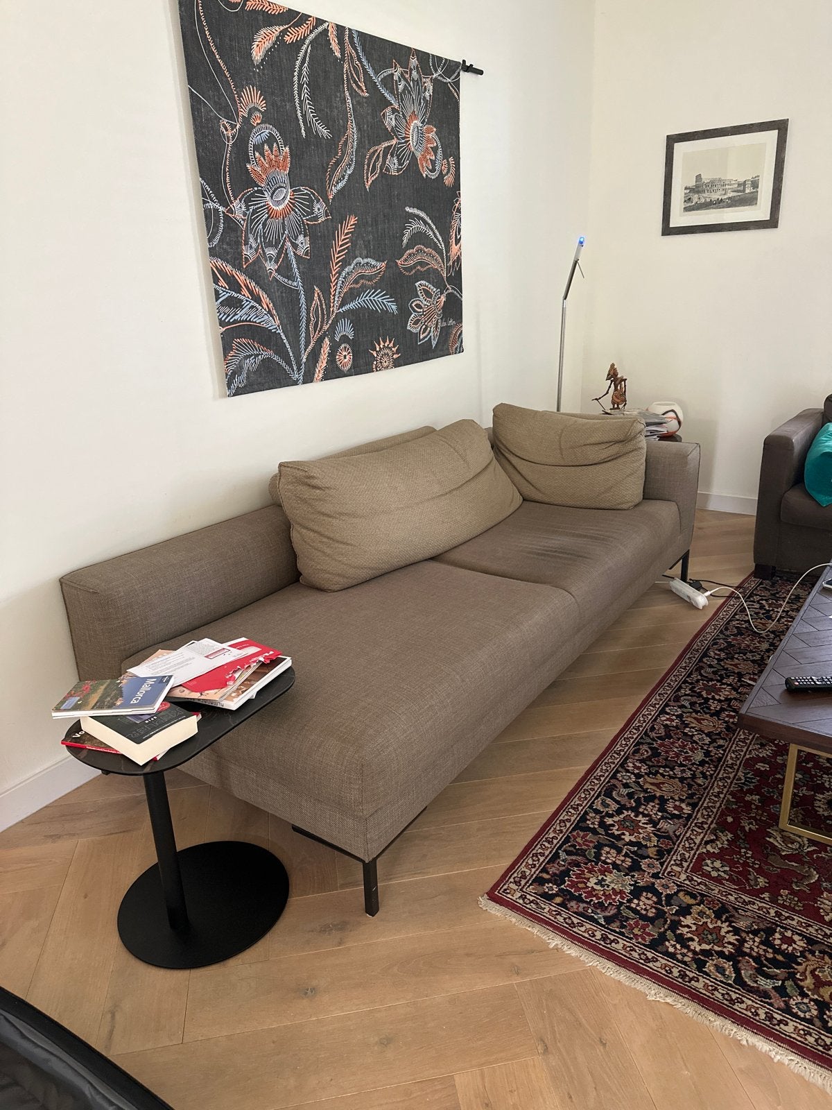 Design 3-zitsbank (Bijenkorf) uit 2013, Ophalen, Gebruikt, Driepersoons, 75 tot 100 cm