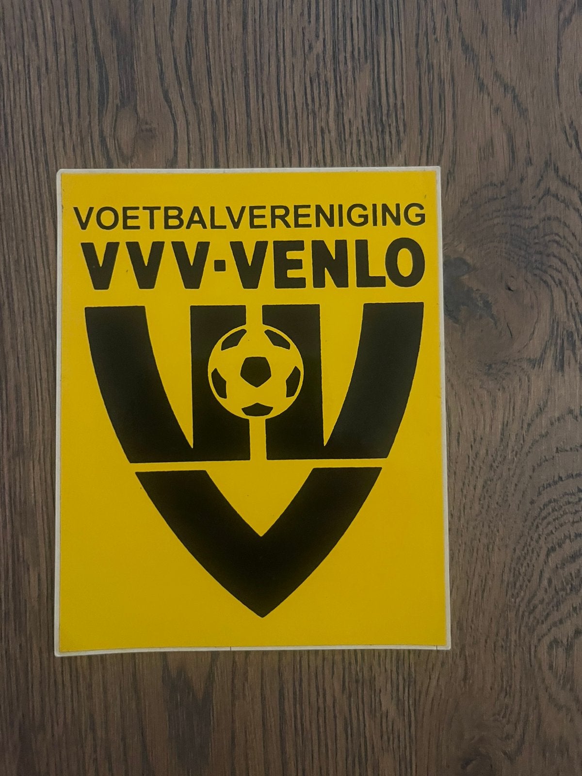 GROTERE STICKER VVV-VENLO, Ophalen of Verzenden, Zo goed als nieuw, Overige binnenlandse clubs, Poster, Plaatje of Sticker