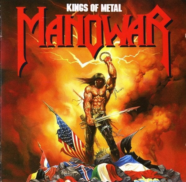 MANOWAR - kings of metal CD, Ophalen of Verzenden, Gebruikt, Album