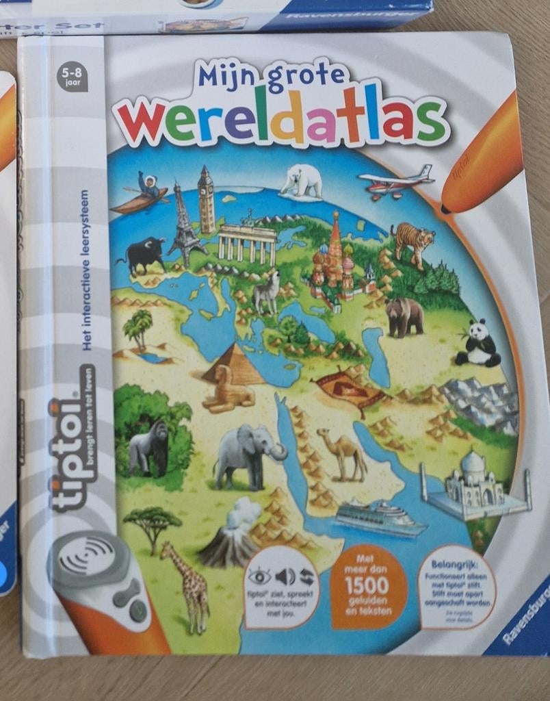 Tiptoi boek Wereldatlas, Kinderen en Baby's, Speelgoed | Educatief en Creatief, Ophalen, Zo goed als nieuw