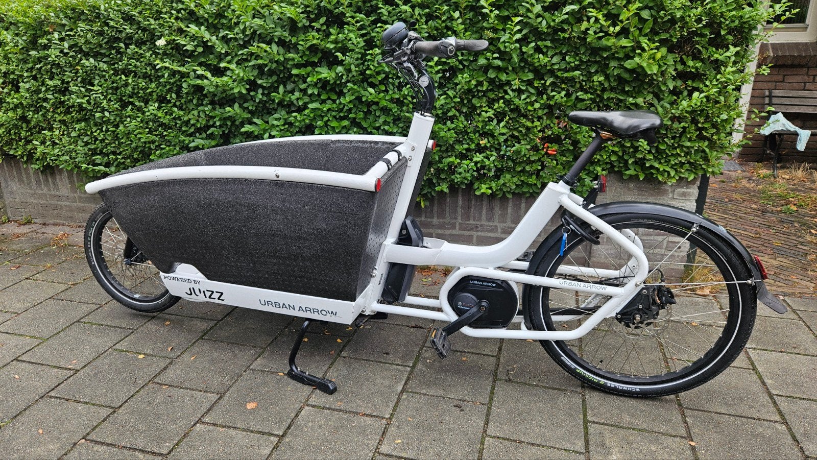Urban Arrow Family Bakfiets - Elektrisch, 4 kinderen of meer, Elektrisch, Zo goed als nieuw, Schijfrem