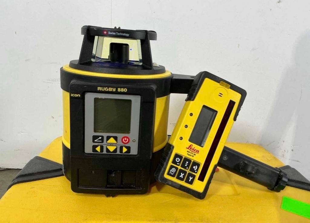 Leica Rugby 880 Dubbel Afschot Laser – Zeer nauwkeurig & com, Doe-het-zelf en Verbouw, Meetapparatuur, Gebruikt, T, T, Ophalen of Verzenden