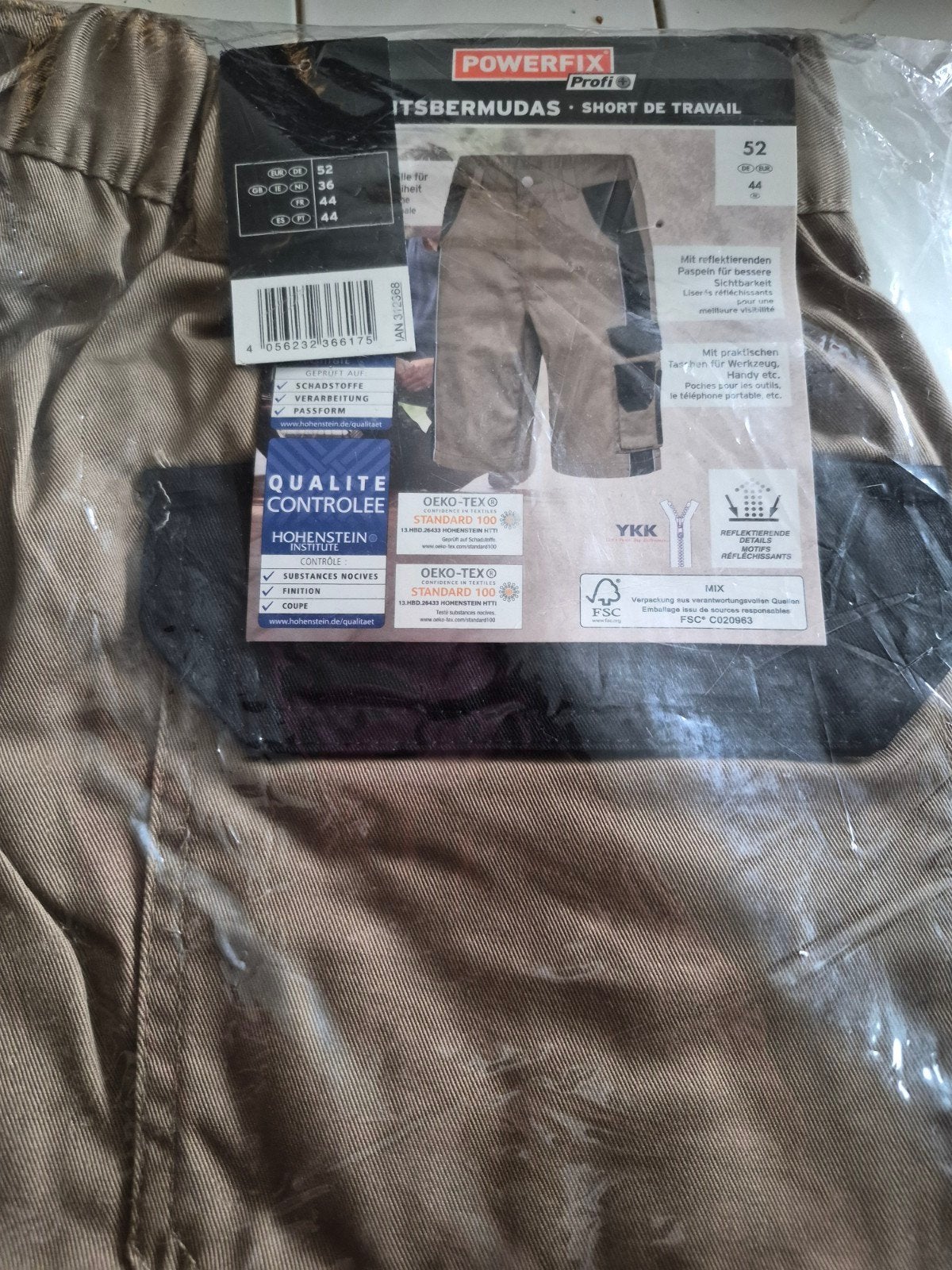 4 Nieuwe Powerfix Profi en Parkside Werkshorts, Heren, Nieuw, Ophalen of Verzenden, Powerfix Profi, Parkside