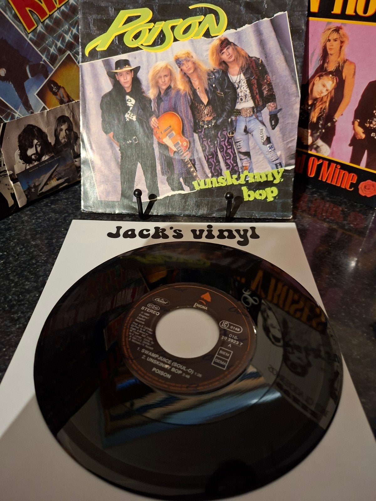 Poison - Unskinny Bop 7 inch vinyl single (1990), 7 inch, Ophalen of Verzenden, Overige typen, Fotohoes