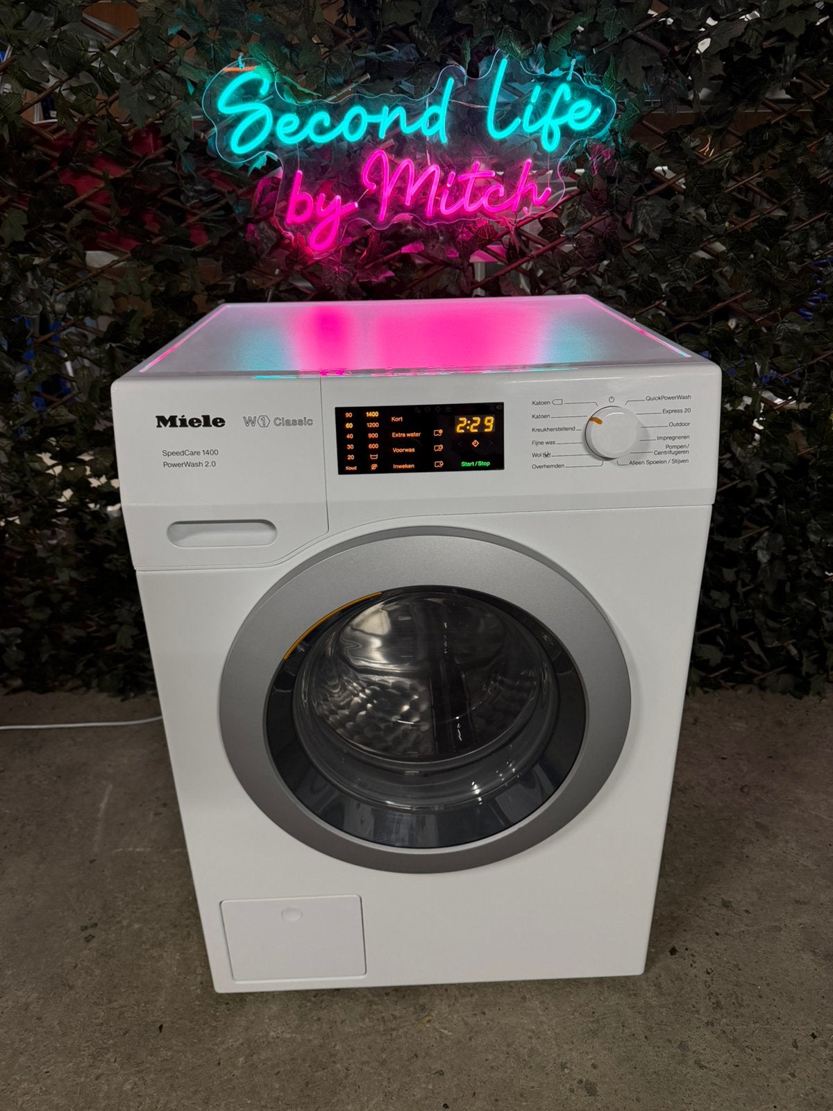 Miele W1 PowerWash SpeedCare 8kg (Gratis Bezorgen), Ophalen, 1200 tot 1600 toeren, 8 tot 10 kg, Voorlader