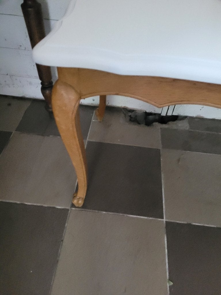 Vintage Queen Ann salon tafel foto 1 t/m 4, Ophalen