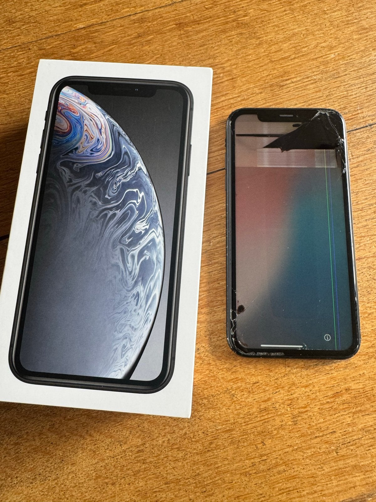iPhone XR 64GB Zwart - Scherm defect, Telecommunicatie, Mobiele telefoons | Apple iPhone, Zwart, IPhone XR, Ophalen of Verzenden