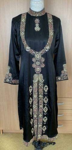 Lange kaftan/tuniek maat M [v], Ophalen of Verzenden, Zo goed als nieuw, Maat 38/40 (M), Zwart