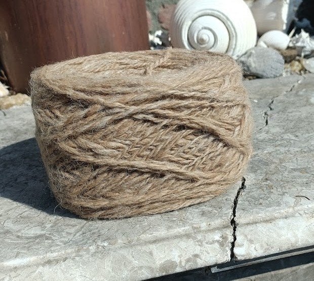 100% ALPACA getwijnd 2-draad wol garen Hypo allergeen (AW3), Ophalen of Verzenden, Nieuw, Breien of Haken, Wol of Garen