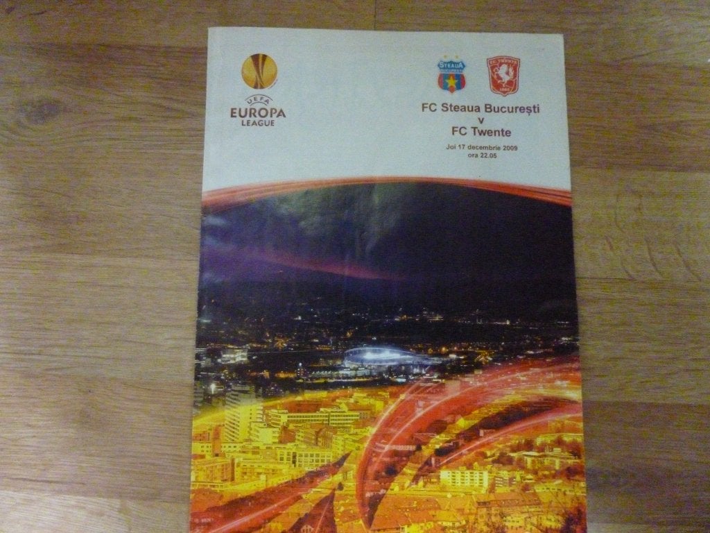 Programma boekjes FC Twente Europees, Verzenden, Zo goed als nieuw, F.C. Twente, Overige typen