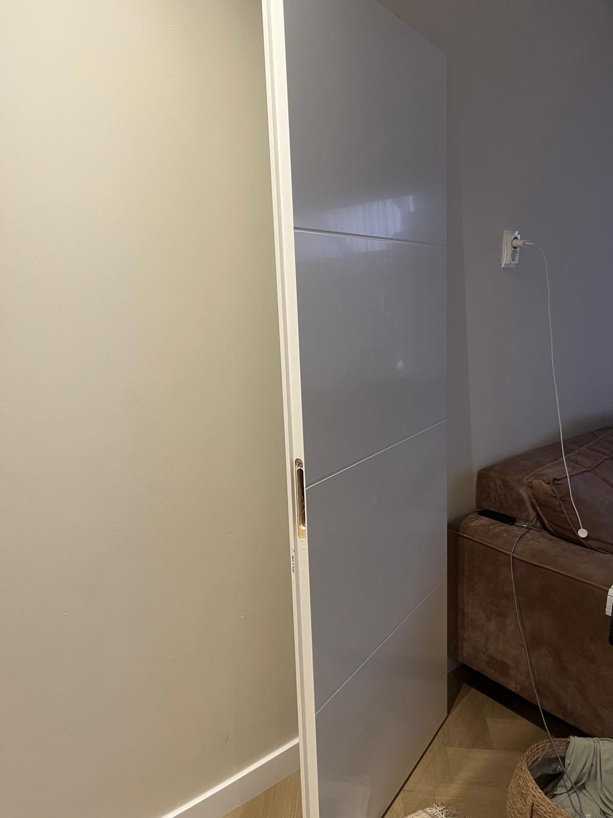 Nieuwe hoogglans binnendeur 202,5x78cm linksdraaiend, Ophalen, Minder dan 80 cm, Binnendeur, Nieuw