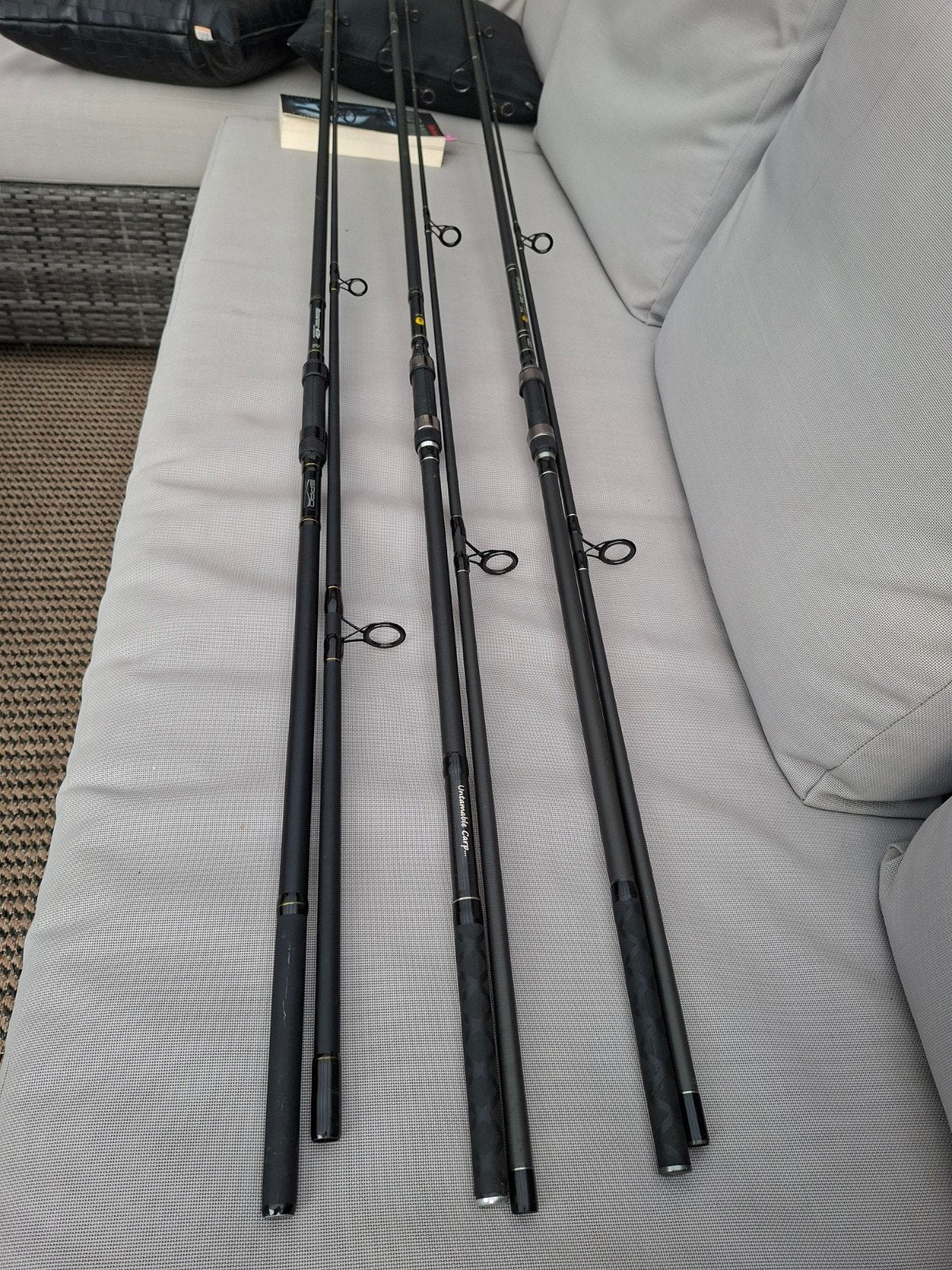 3 karperhengels - 12f 2.75 en 3lbs, Ophalen, Gebruikt, Werphengel