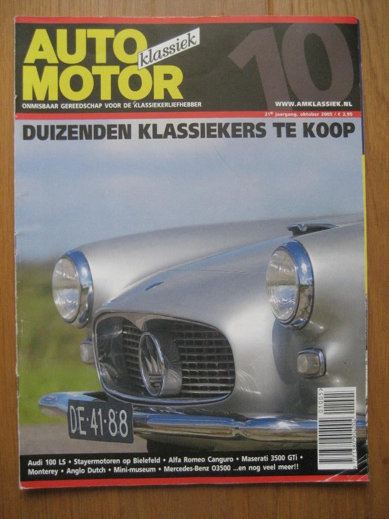 Auto Motor Klassiek 10 2005 Audi 100LS (1968-1976), Alfa, Ophalen of Verzenden, Nieuw, Audi
