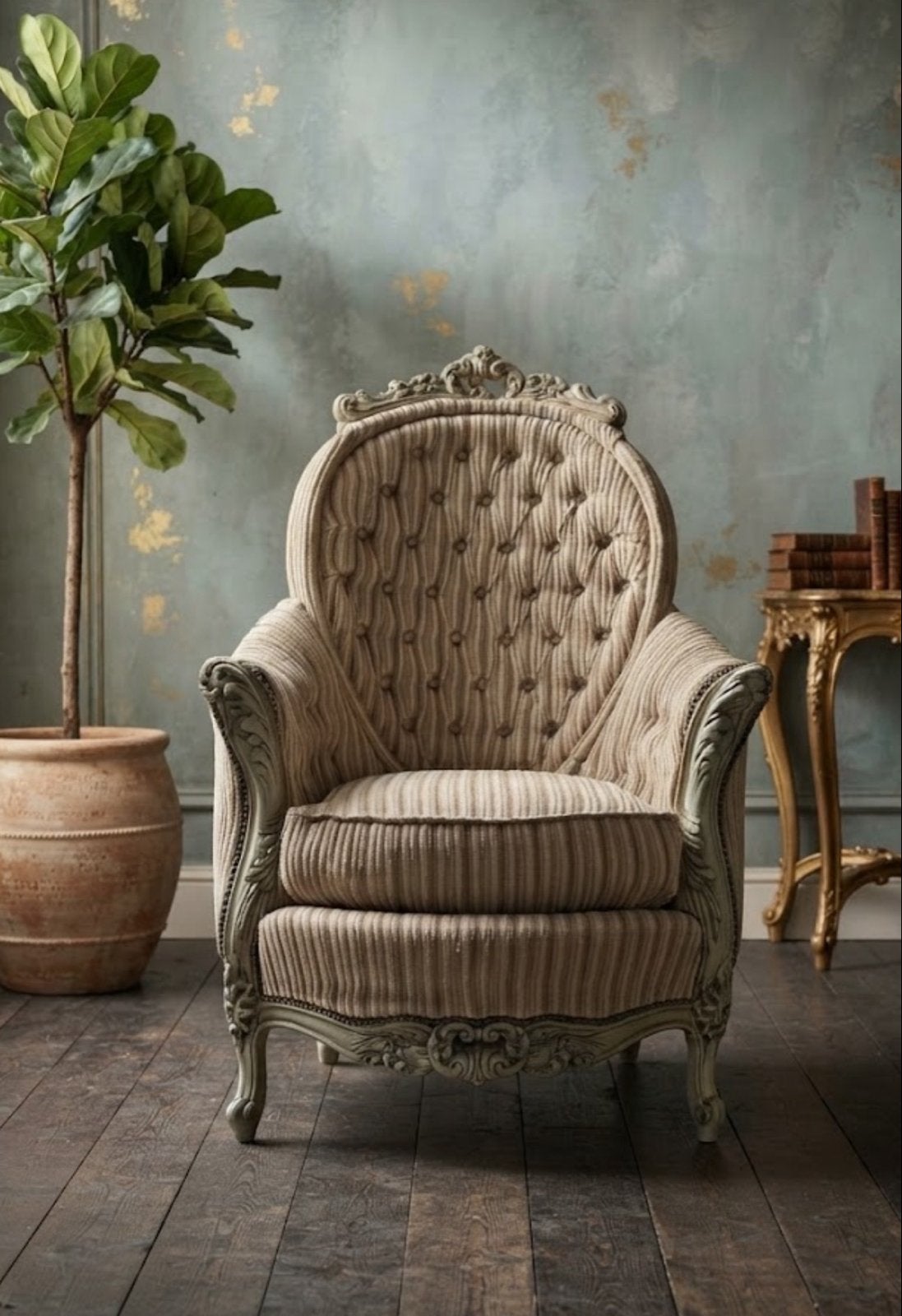 Klassieke fauteuil - blikvanger met karakter, Huis en Inrichting, Ophalen of Verzenden, Gebruikt, Hout, 75 tot 100 cm