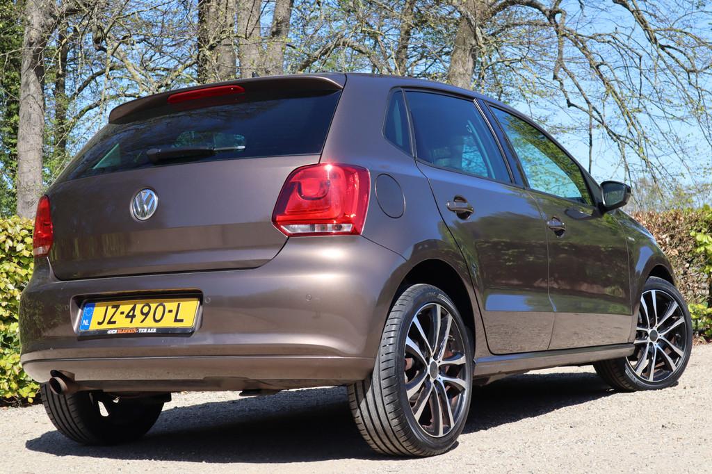 Volkswagen Polo 1.2 TSI Match | Automaat | Carplay | Stoelve, Euro 5, 4 cilinders, Bruin, Leder en Stof