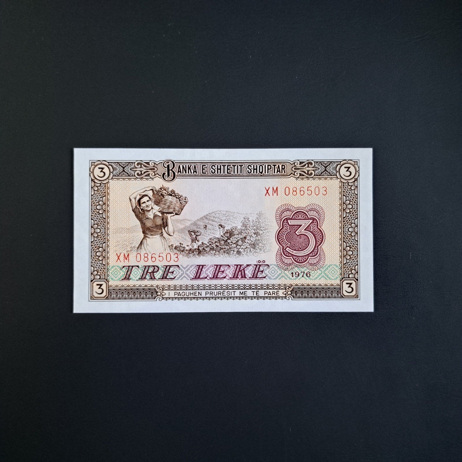 3 lek Albanië #011, Ophalen of Verzenden, Overige landen, Los biljet