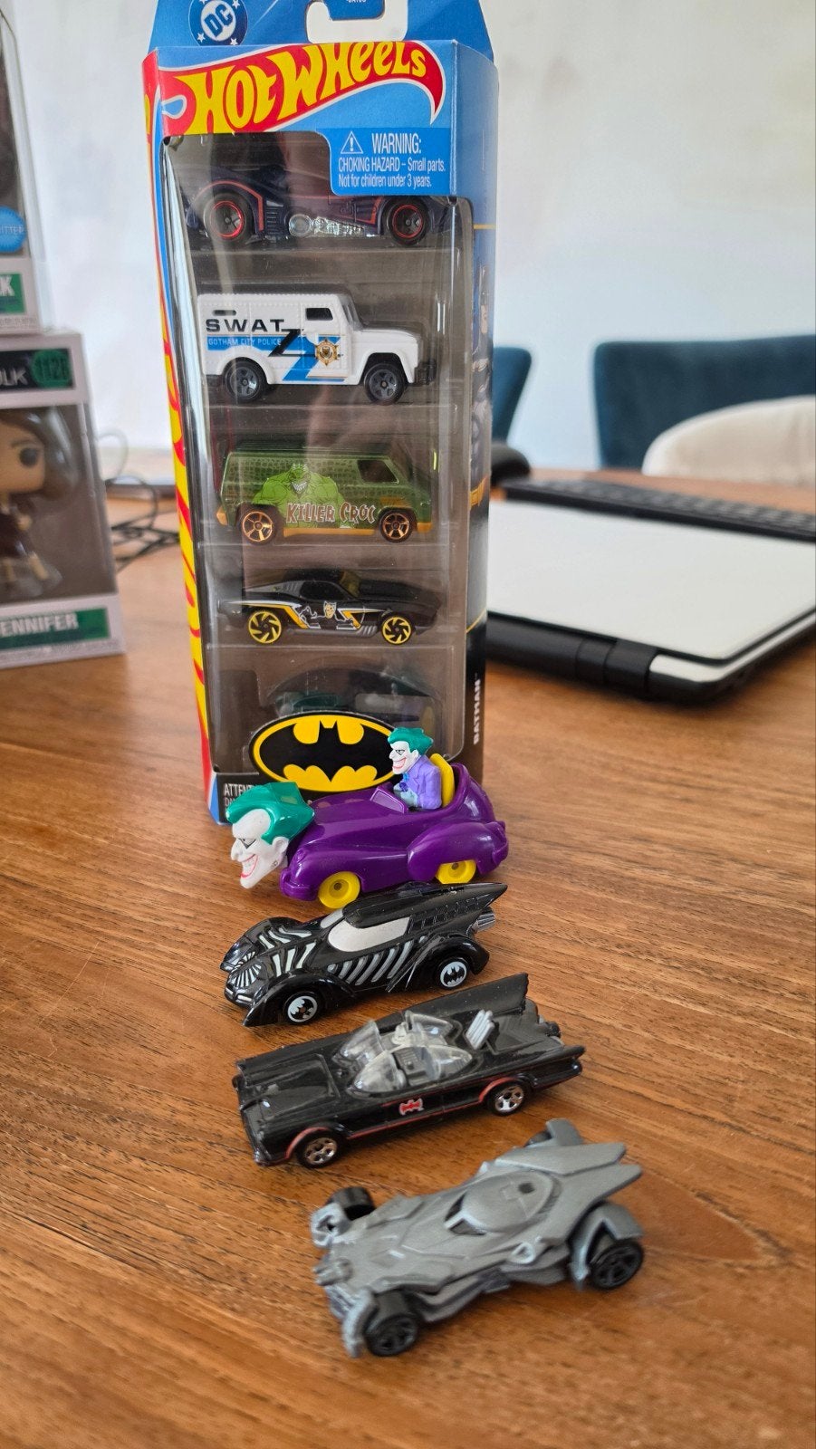 Batman Hot Wheels Collectie: 5 Gebruikt, 5 Nieuw, Ophalen of Verzenden