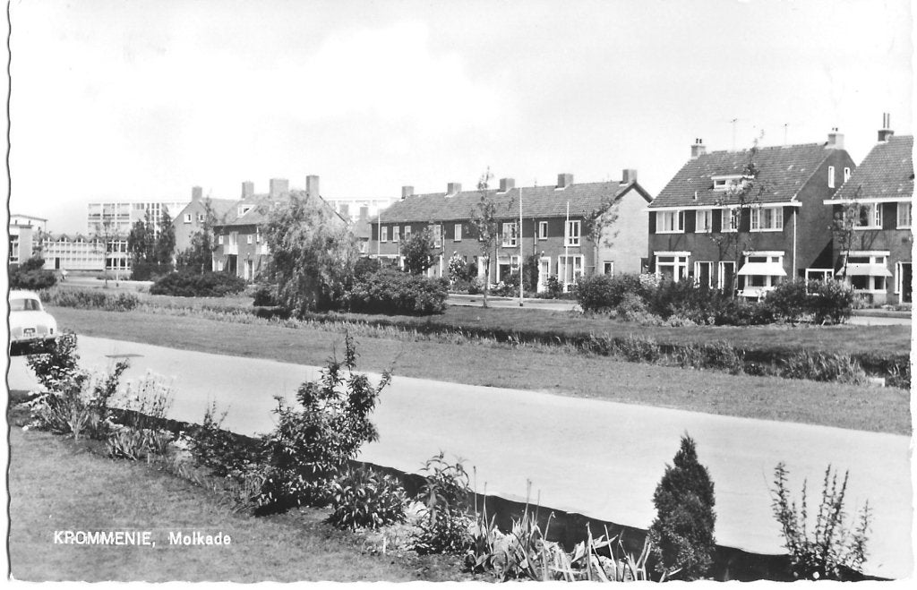 Krommenie, Molkade - auto, Verzamelen, Ansichtkaarten | Nederland, Verzenden, 1960 tot 1980, Ongelopen, Noord-Holland