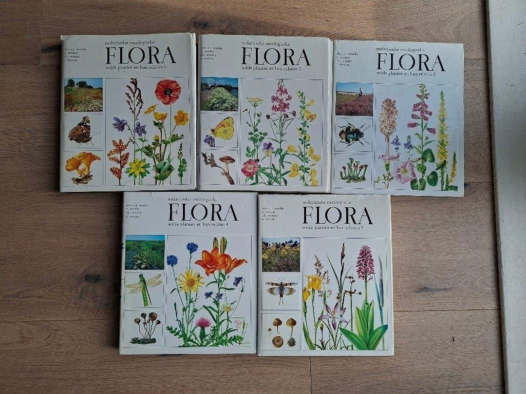 Nederlandse oecologische Flora set, Gelezen, Bloemen, Planten en Bomen, Diverse auteurs, Ophalen of Verzenden