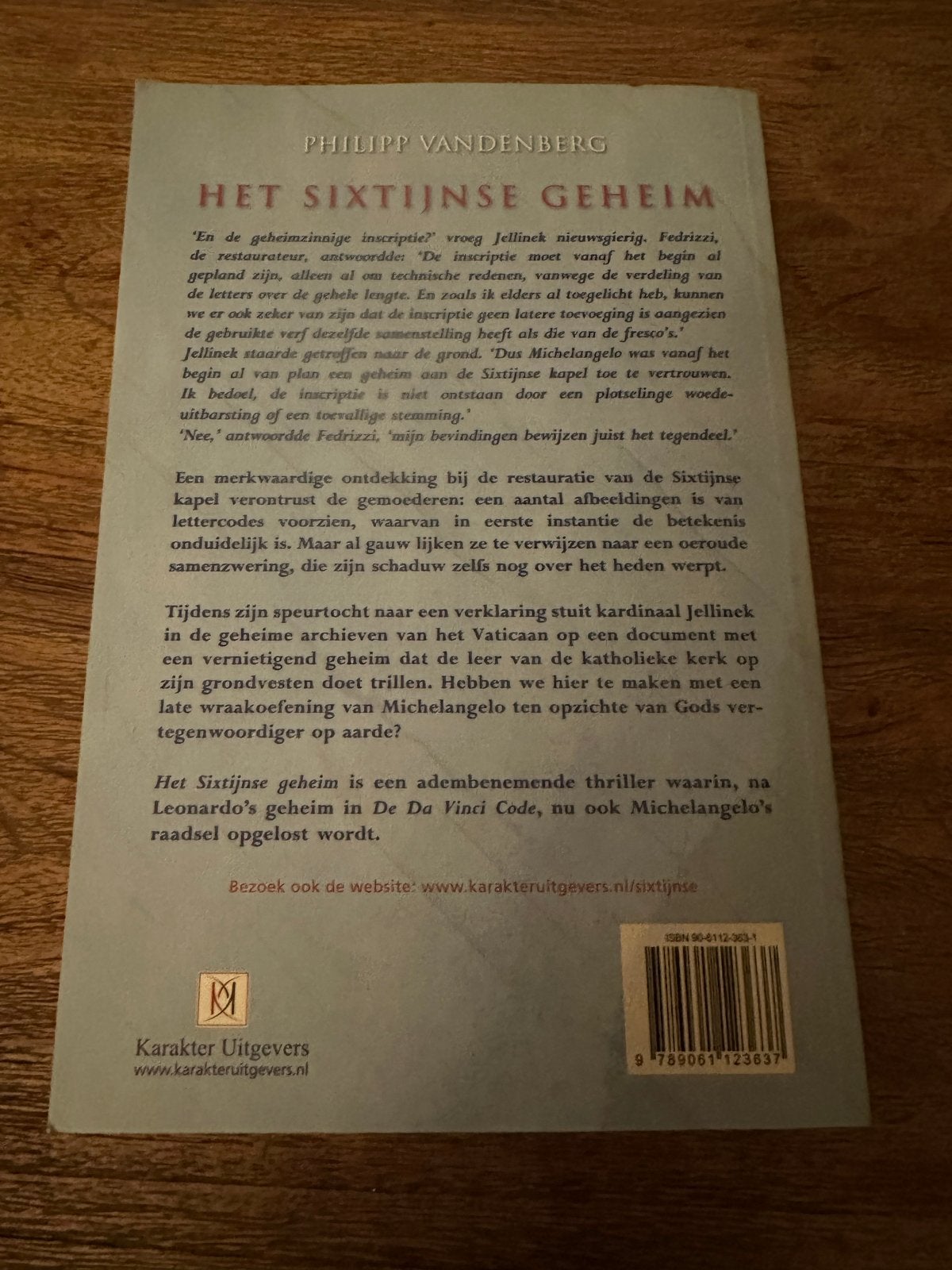 Het Sixtijnse Geheim - Philipp Vandenberg Thriller, Ophalen of Verzenden, Zo goed als nieuw, Europa overig