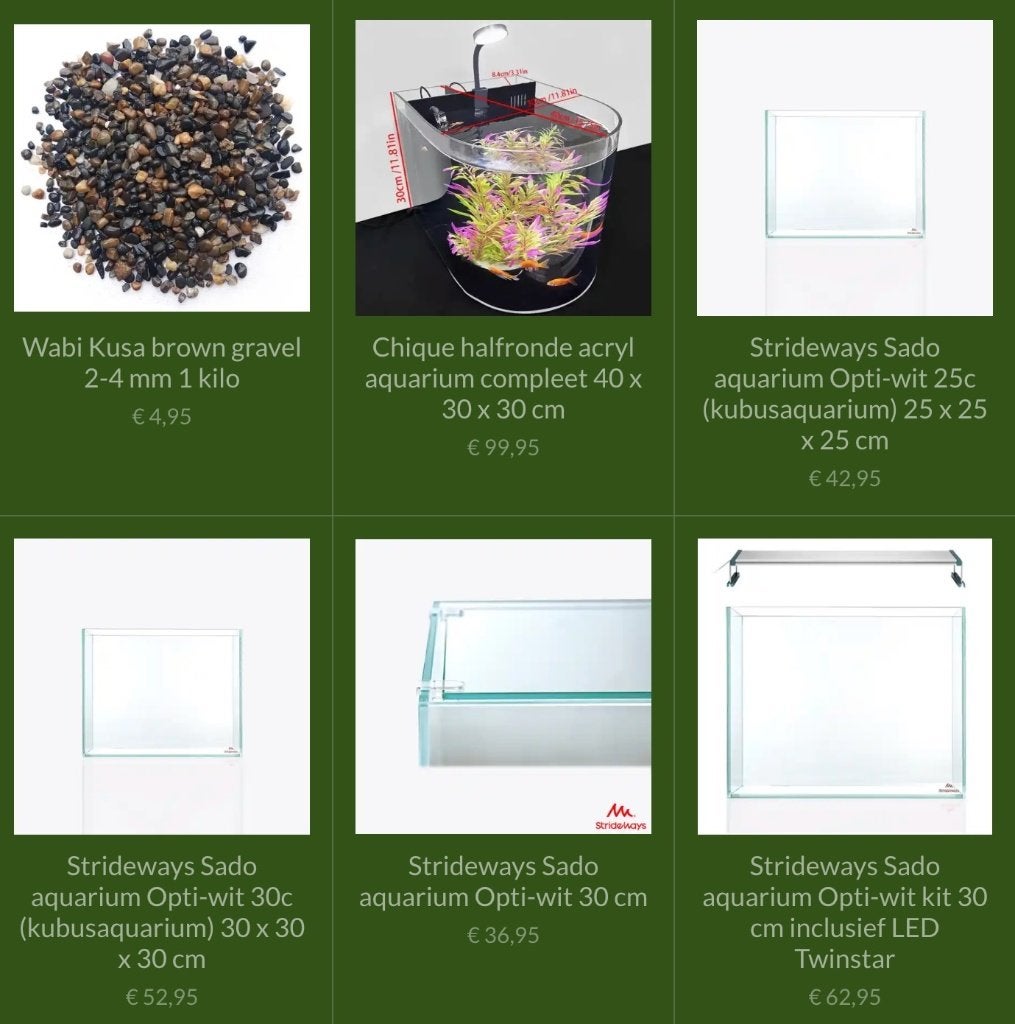 Diverse nieuwe aquaria en meubels, ., Overige typen, Nieuw, Overige merken
