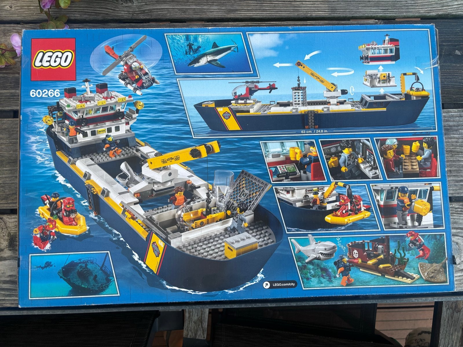 Lego City 60266 Oceaan Onderzoeksschip - met doos, Lego, Ophalen of Verzenden, Compleet, Complete set