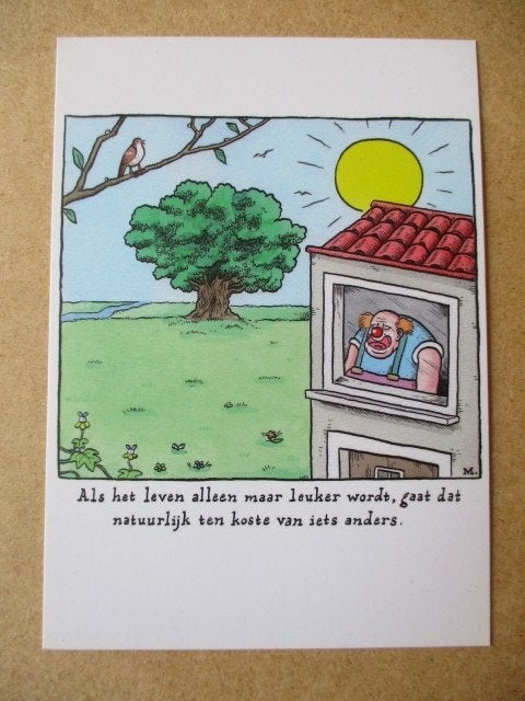 adv10961 matthias giesen ansichtkaart 1, Verzamelen, Ophalen, Overige figuren, Gebruikt, Overige typen