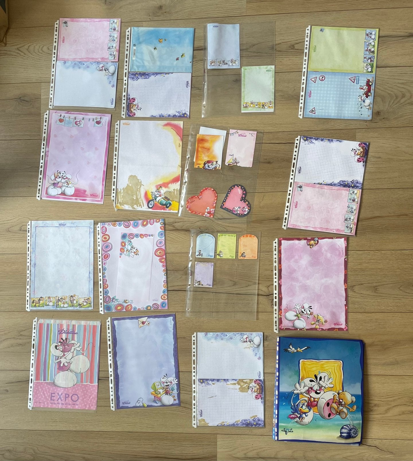 Diddl map met heel veel verschillende items, Verzamelen, Diddl, Ophalen of Verzenden, Gebruikt, Papier, Kaart of Schrift