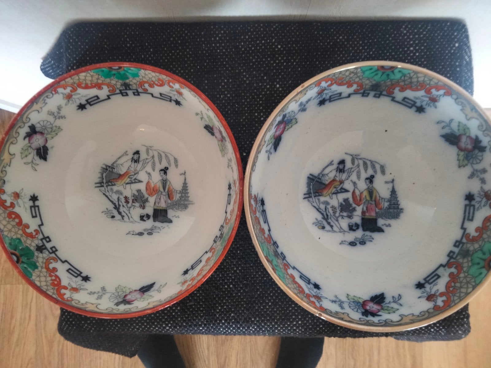 2x Petrus Regout Timor schaaltjes, Made in Holland, Ophalen of Verzenden