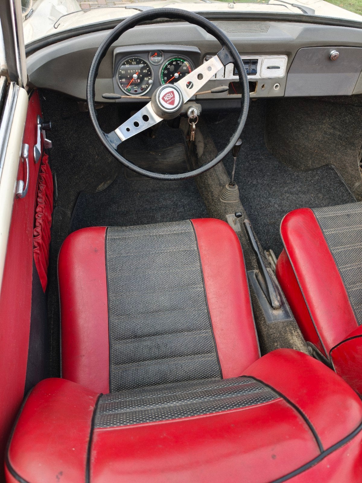 NSU Wankel Spider 1967 Wit, cabrio, foto 9
