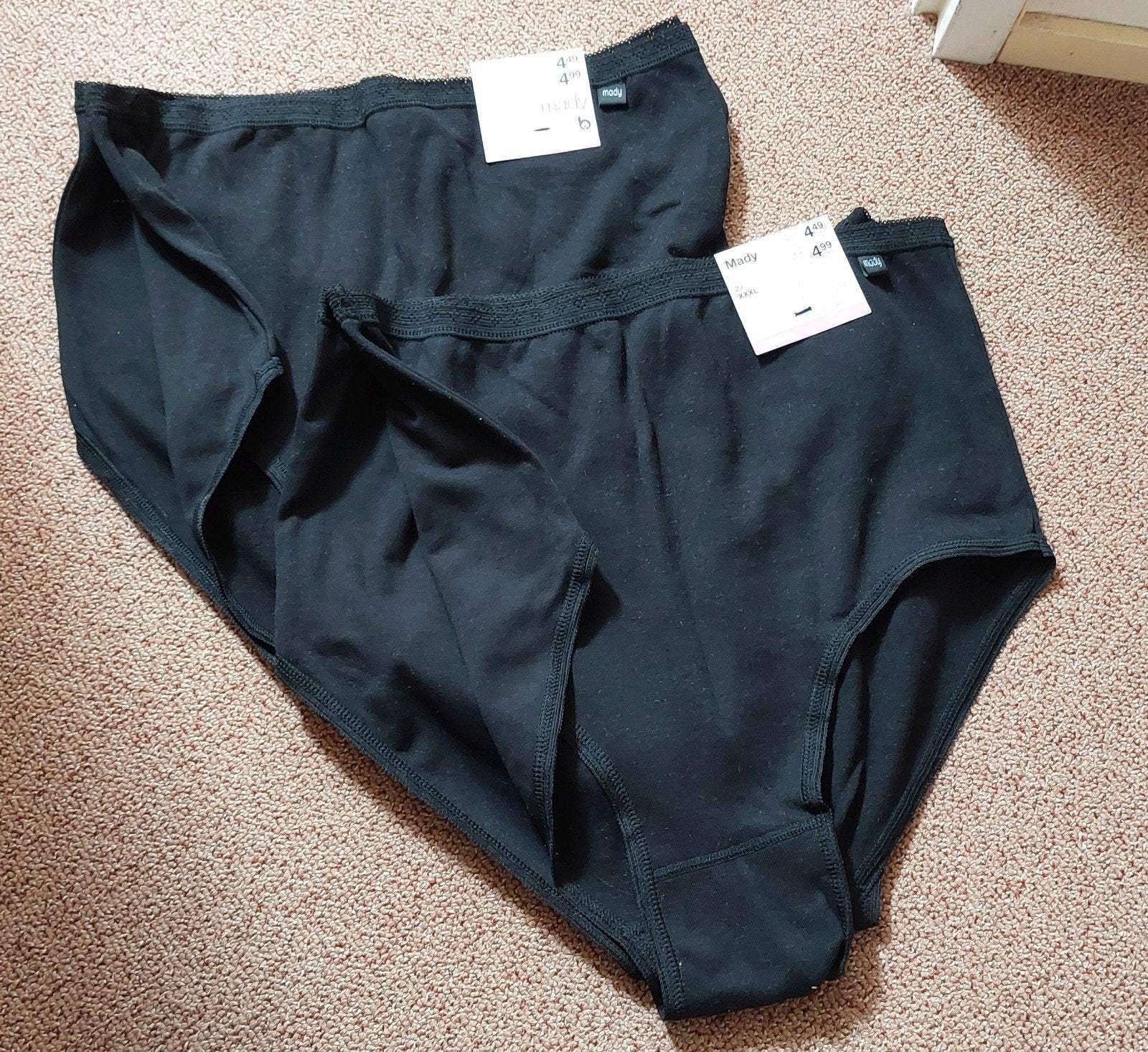 4 Slips Mady (hema) Maat XXXL niet gedragen, Kleding | Dames, Ondergoed en Lingerie, Mady, Ophalen of Verzenden, Zwart, Slip