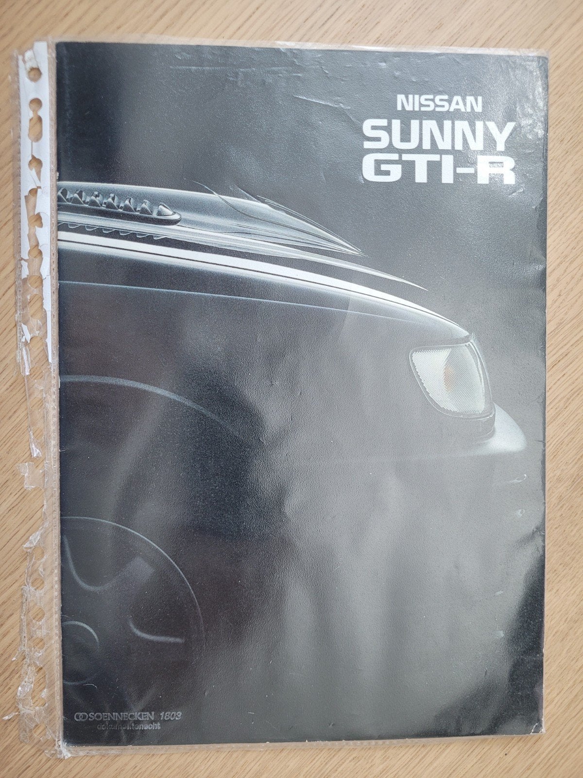 Nissan Sunny GTI-R Brochure, Specificaties & Stickers, Ophalen of Verzenden