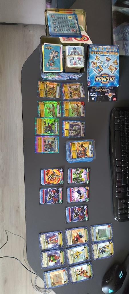 digimon tcg kaarten en meer, Ophalen of Verzenden, Gebruikt, Meerdere kaarten
