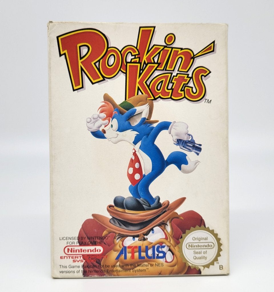 Rockin' Kats - Nintendo NES - CiB - PAL B (FRG), Avontuur en Actie, Gebruikt, Verzenden, 1 speler