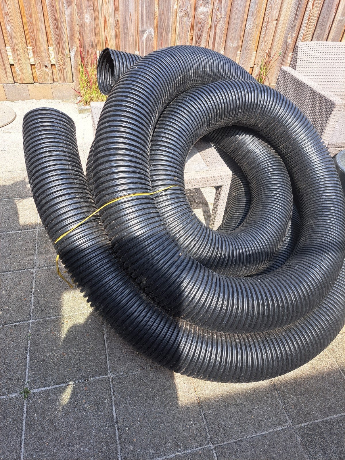 Flexibele buis diameter 200mm, lengte 14 meter, Doe-het-zelf en Verbouw, Buizen en Afvoer, Ophalen of Verzenden
