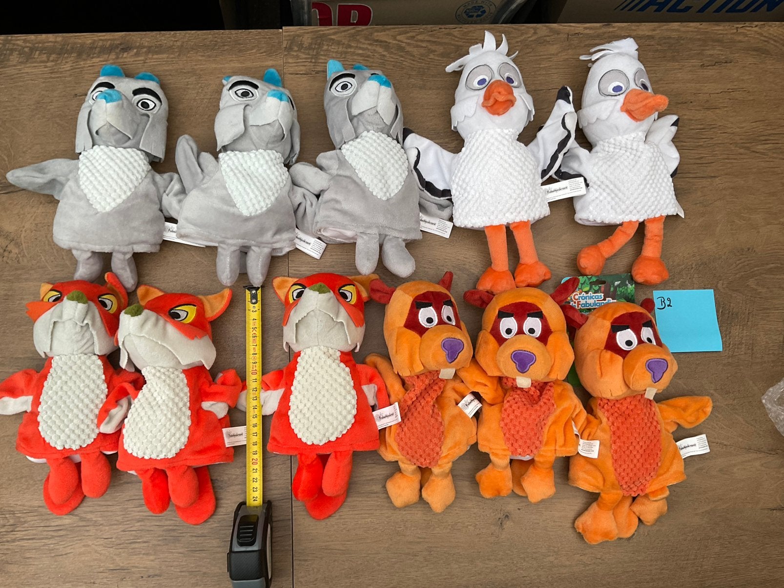 11 nieuwe zgan Fabeltjeskrant handpoppen allemaal samen 7,75, Ophalen, Nieuw, Overige typen