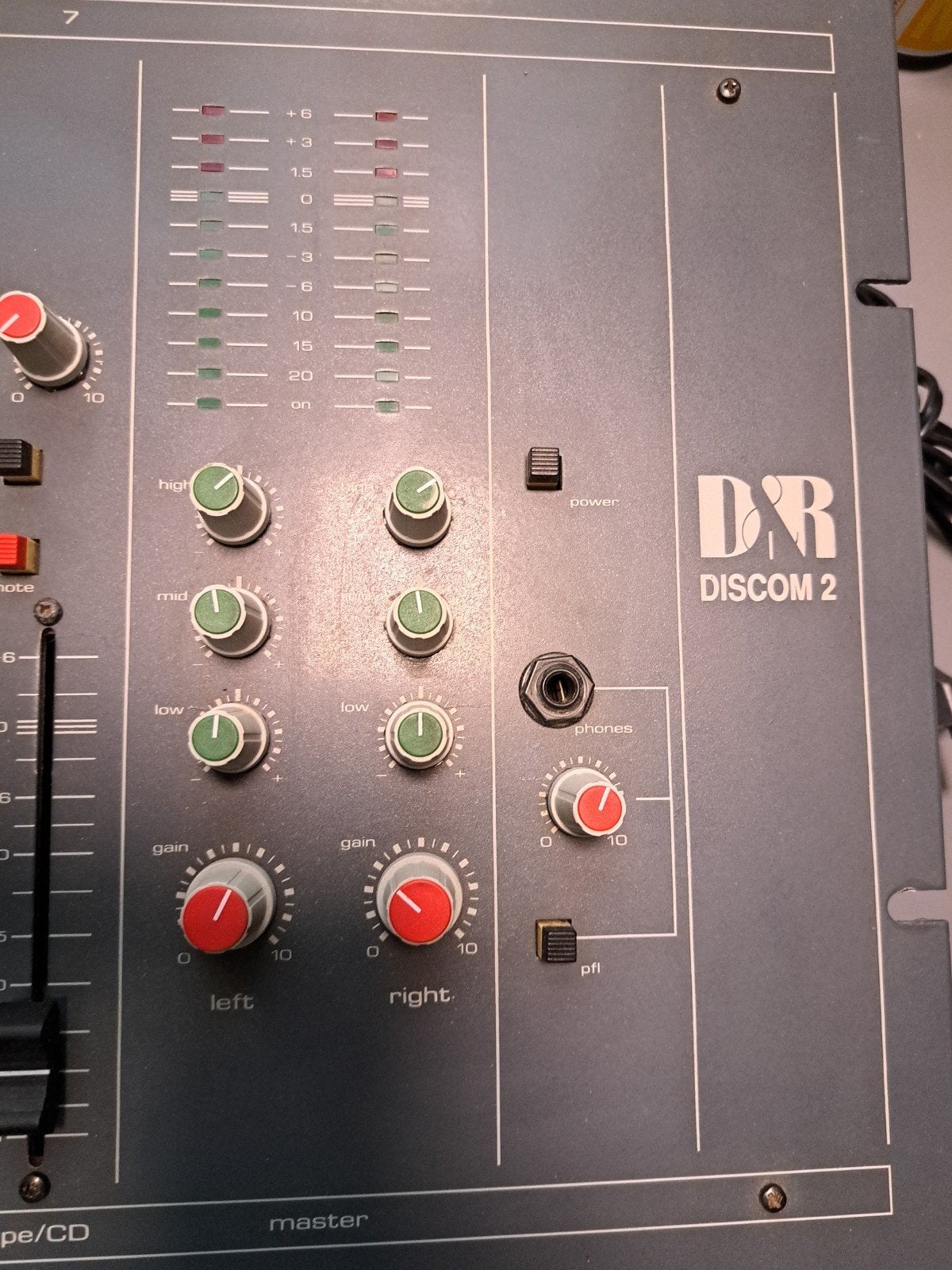 D&R Discom 2 DJ Mixer Mengpaneel, Muziek en Instrumenten, Mengpanelen, Minder dan 5 kanalen, Ophalen of Verzenden