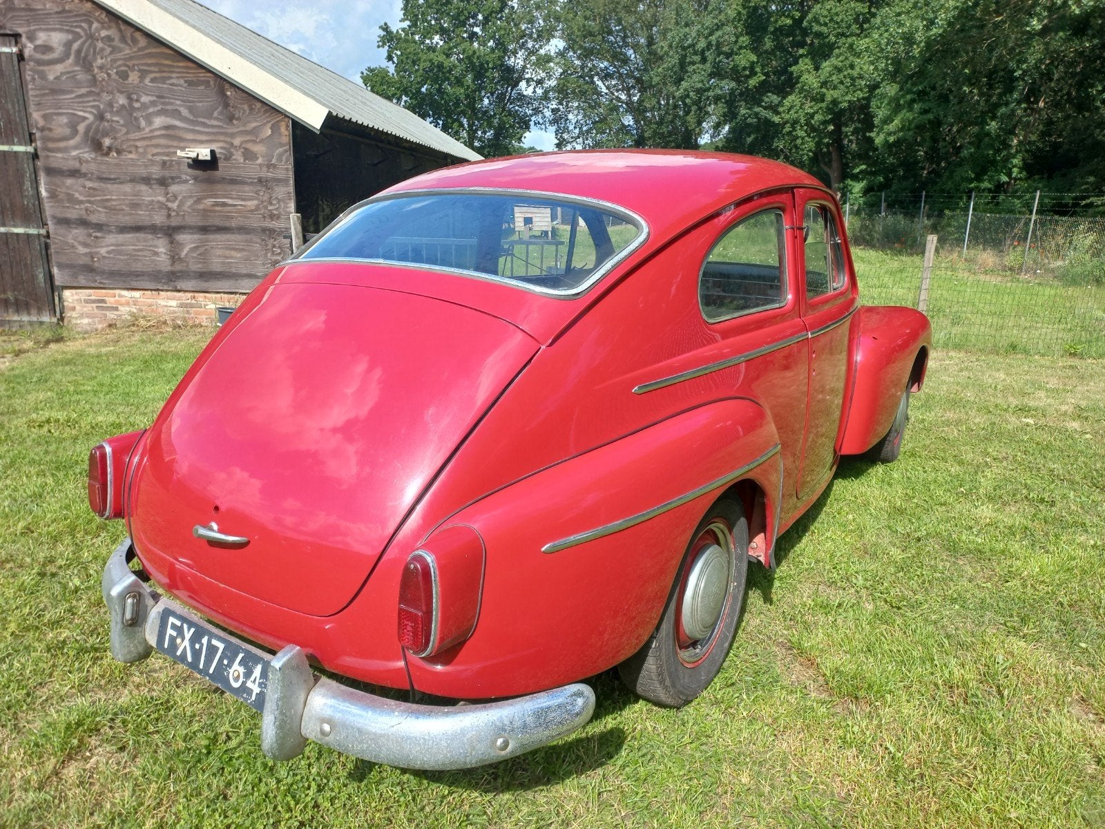 Mooie Volvo PV 544 Katterug 1961 rood, Overige kleuren, Handgeschakeld, Particulier, 1800 cc